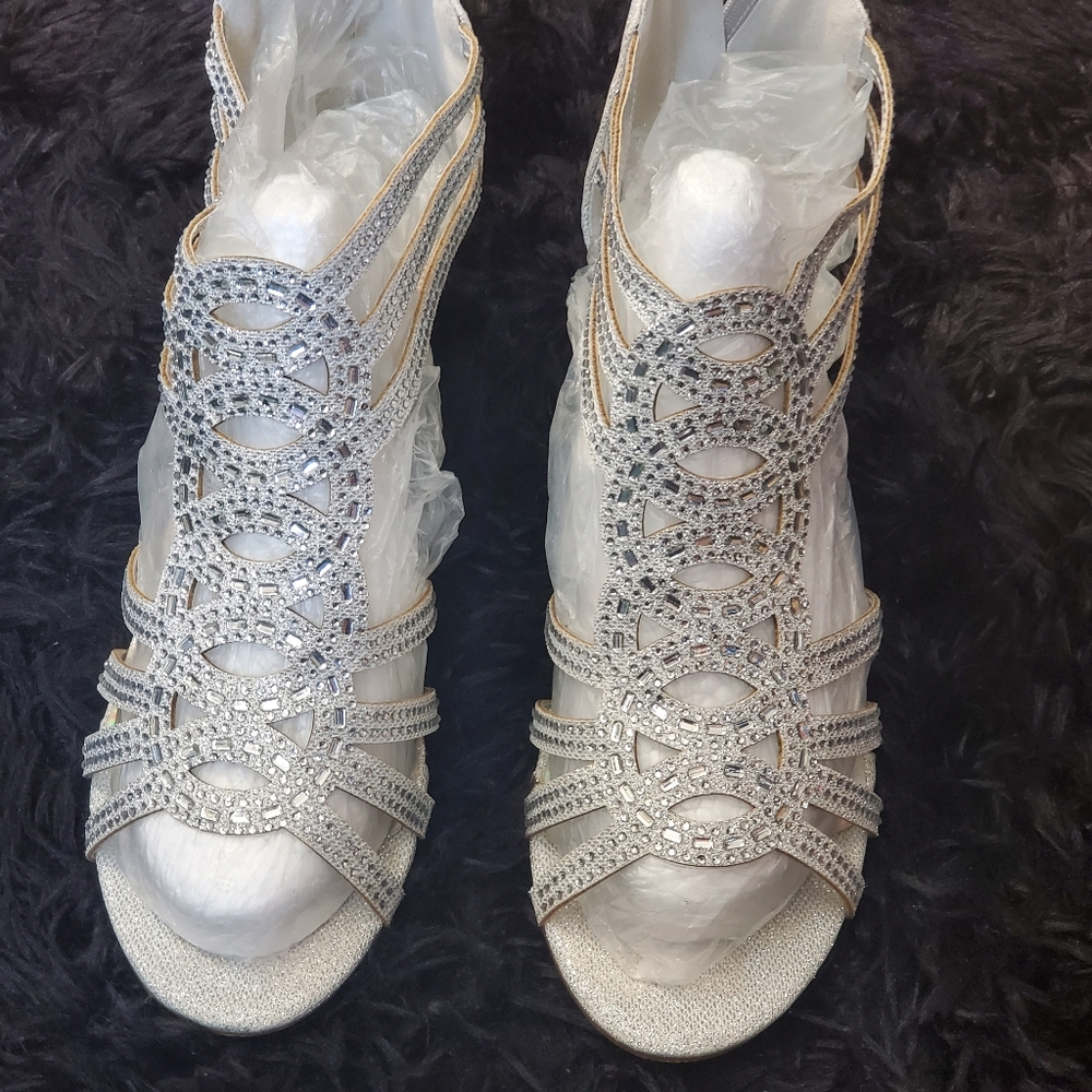 WOMENS EVENING Rhinestone Sandles